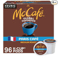 McCafe Paris Café, Single Serve Coffee Keurig K-Cup Pods, Medium Roast Coffee, 96 Count (4 Packs of 24)