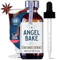 Pure Star Anise Extract for Baking and Mixology - 100 Servings Culinary Aromatics, Kosher, Keto Friendly, Vegan, Gluten-Free for Cooking, Desserts, Drinks (2 Oz Extract with Latex-Free Dropper)