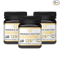 Manuka Doctor - MGO 125+ Manuka Honey Value Bundle, Monofloral 100% Pure New Zealand Honey. Certified. Guaranteed. Raw. Non-GMO (8.75 oz) - 3 Pack