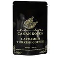 Canan Koska Cardamom Turkish Coffee - Premium Ground Coffee With Natural Cardamom Grounds, Medium Roast, Traditional Ottoman Recipe - 3.5oz (100g) - Pack Of 1