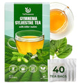 VieTreasures Gymnema Leaf Tea - 40 Tea Bags | With Bittermelon, Stevia | Non GMO, Caffeine-Free, Vegan, Keto-Friendly Organic Herbal Tea | Supports Glucose Metabolism Infusion, 2.8oz