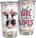 Cow Tumbler 20oz Stainless Steel Insulated Coffee Cup Tumblers Cow Gifts for Girls Women Gift for Christmas Birthday Mothers Day