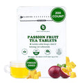 Freeze-dried Passion Fruit Cubes for Tea & Snack, 200 Count, 6.17 Oz, Vitamin & Fiber Support, Vacuum Sealed with Zipper Bag, Sweet & Sour, No Sugar Added, No Caffeine