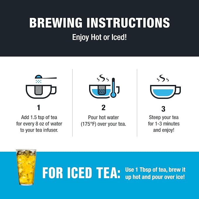 Tiesta Tea - Chinese Jasmine, Loose Leaf, Classic Jasmine, Medium Caffeinated Green Tea, Brews Up to 50 Cups, 4.5 Ounce Refillable Tin