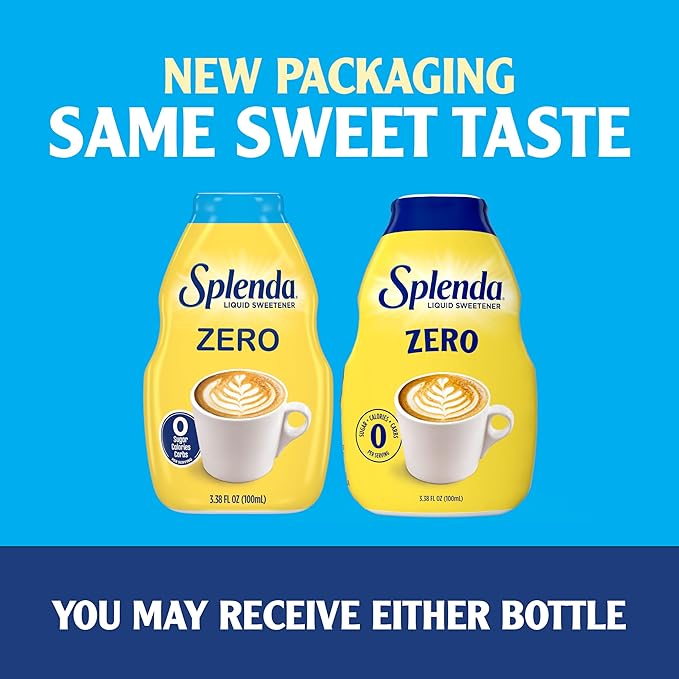 Splenda Liquid Zero Calorie Sweetener drops, 100ml (Pack of 2)