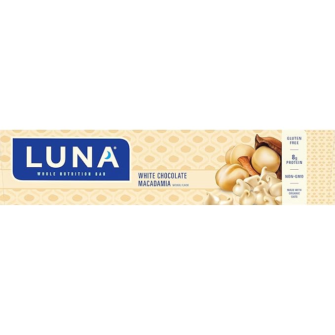 Clif, Bar Luna White Chocolate Macadamia 15 Count, 25.35 Ounce