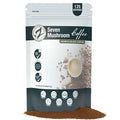 Zatural Mushroom Coffee, 125 Servings Instant Natural Black Blend with Lion's Mane, Chaga, Cordyceps, Turkey Tail, Shiitake, Reishi, 1 Pound