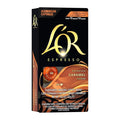 L'OR Espresso Capsules, 10 Count Caramel, Single-Serve Aluminum Coffee Capsules Compatible with the L'OR BARISTA System & *Nespresso Original Machines, 10 Count (Pack of 1)