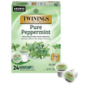 Twinings Pure Peppermint Herbal Tea K-Cup Pods for Keurig, 24 Count (Pack of 1), Made with 100% Pure Peppermint, Naturally Caffeine-Free, Enjoy Hot or Iced