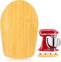 Mixer Slider Compatible with 4.5-5 QT Kitchen Aid Stand Mixers, Kitchen Countertop Storage Mover Sliding Caddy Mixer Slider Mat for Kitchen Aid Stand Mixer Accessories Attachment (Bamboo - Natural)