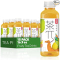 Tea PI Iced Tea – Green Tea, Pomelo Sweet Iced Fruit Tea Bottles, Real Juice, -16.9 fl oz, 500mL, 15 Pack