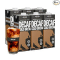 Wandering Bear Decaf Cold Brew Coffee - Bold, Smooth, No Sugar Added, Shelf-Stable, Ready to Drink, Gluten Free & Vegan Decaf Iced Cold Brewed Coffee Drink - 32 fl oz, 6 pack