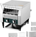 GarveeHome Commercial Conveyor Toaster, 300 Slices/H, 1800W 110v, 7 Temperature Settings, Commercial Toasters for Restaurant/Home, With Timer, for Bun Bagel Bread