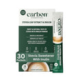 Carbon Sweeteners Stevia Powder Sweetener Packets with an Inulin Supplement - Good Source of Prebiotics That Supports Improved Gut Health, 30 Count (Pack of 1)