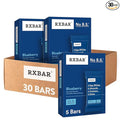 RXBAR Protein Bars, 12g Protein, Gluten Free Snacks, Blueberry (6 Boxes, 30 Bars)