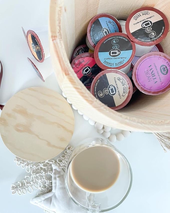 Toasted Almond Coffee Pods by Coffee Beanery | 96ct Bulk Medium Roast Arbica Coffee