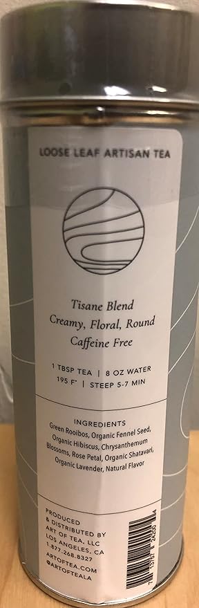 Art of Tea | Flow 2.5oz (Chrysanthemum, Shatavari, and Rose Tea) | Wellness Loose Leaf Artisan Tea