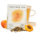 Tastings Tea Apricot Oolong Loose Leaf, 2.55 oz | Smooth & Juicy Blend from Fujian Province China | Medium Caffeine | Naturally Sweet & Elevating | Small Batch & Sustainably Sourced | Resealable Pouch