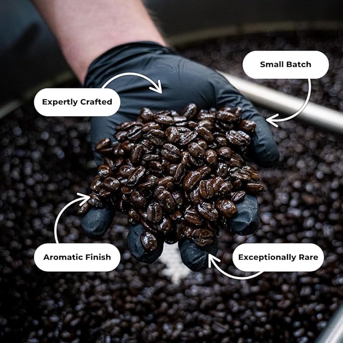 Ka'u Coffee Mill Semi Washed Medium Dark Roast Whole Bean Coffee - Stone Fruit, Citrus, & Milk Chocolate Notes - Handpicked & Semi-Washed Hawaii Grown Arabica Beans - Gourmet Small Batch - 8oz