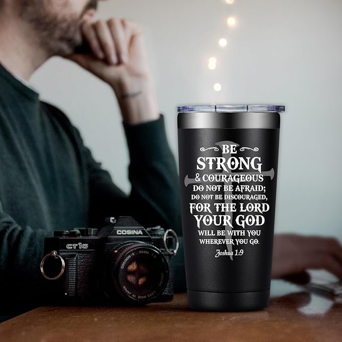 Christian Gifts for Men - Catholic Gifts - Religious Spiritual Faith Based for Men, Man of God, Dad, Pastor - 20oz Tumbler