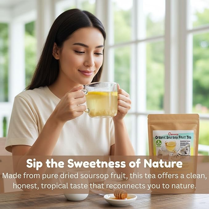 Omura Soursop Guanabana Fruit Tea (SOURSOP-FRUIT 25-TEA-BAGS)