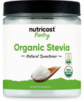 Nutricost Pantry Organic Stevia, Natural Sweetener 8 oz - GMO-Free, Gluten-Free