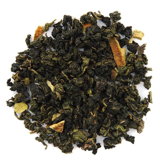 Organic Positively Tea Company, Orange Blossom Special, Oolong Tea, Loose Leaf, 16 Ounce