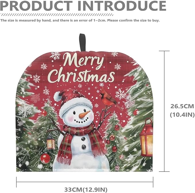 Snowmen Tea Cozy for Teapot Insulated Teapot Cozy Tea Pot Cozy for Keeping Warm Kitchen Accessories for Home Decor Cartoon Tea Kettle Dust Cover Navajo Tea Cosy for Teapot Hipple