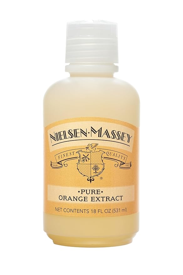Nielsen-Massey Pure Orange Extract for Baking, Cooking and Drinks, 18 Ounce Bottle