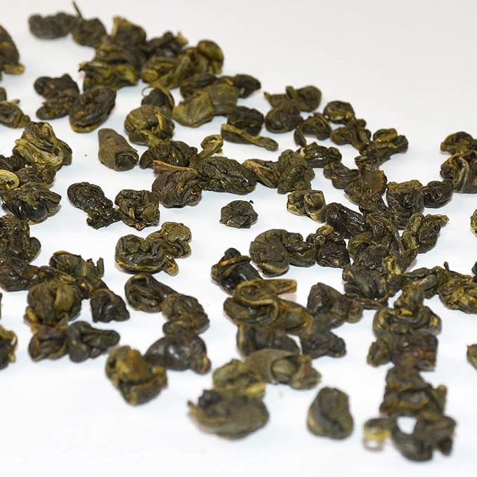 TIAN HU SHAN Premium Tea Loose Leaf Tin box (Green tea, 8 Ounce (Pack of 1)