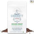 Crockett Whole Bean Coffee – USDA Organic Medium Roast Whole Coffee Beans with Smooth Flavor, Bold Aroma & Clean Finish – Healthy for Focused Energy, All-Day Drive & Guilt-Free Brewing