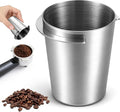 58mm Coffee Dosing Cup, Stainless Steel Espresso Coffee Dosing Cup, Espresso Machine Accessories, Coffees Grinder Been Feeder Compatible with All 58 mm portafilter