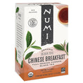 Numi Organic Chinese Breakfast Tea, 18 Black Tea Bags, Full Bodied Yunnan Black Tea, Caffeinated