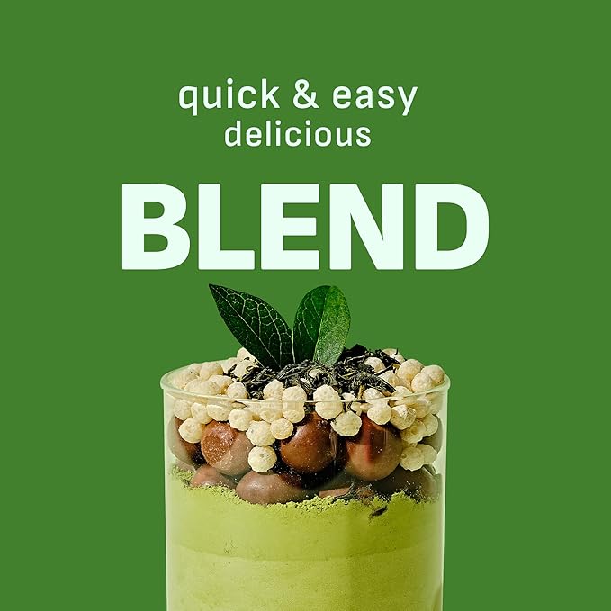 GreenTea Matcha Protein Shake, With Crunchy Protein Balls, Protein Smoothie Powder - 21g Protein, Low Sugar, Keto-Friendly Meal Replacement Shake, 22.22oz, 14 Servings, 14 Servings (1 X 22.22oz)