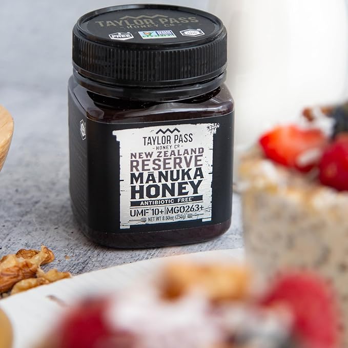 Taylor Pass Honey Co Reserve Manuka Honey UMF 10+ MGO 263+ 8.83oz | NON GMO