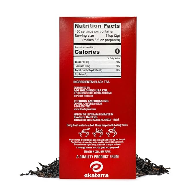 Brooke Bond Red Label Black Tea | Premium Quality | Loose Leaf Tea | Suitable for Indian Chai & Milk | Aromatic & Refreshing Flavor | 900 Grams (Pack of 1)