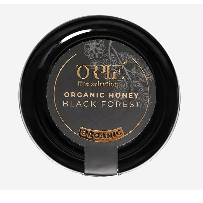 ORPHE Organic Forest Honey – Clean Simple Natural Sweetener for Coffee, Tea, Matcha and Breakfast, Unheated & Creamed 9oz Glass Jar