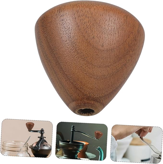 Hand Grinder Handle Wood for Manual Coffee Grinder Espresso Machine Knob