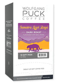 Wolfgang Puck Coffee, Sumatra Kopi Raya, 9.5 Gram Soft Pod, 18 Count (Pack of 6)