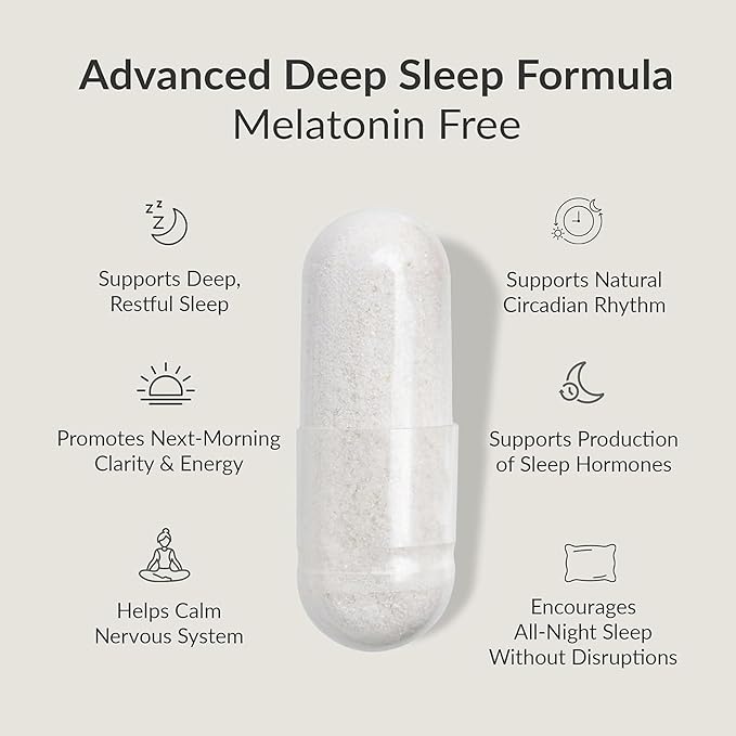 BIOptimizers Sleep Breakthrough Capsules - Natural Support Supplement | Calming Relief Aid for Adults | Non-Habit Forming | 60 Capsules