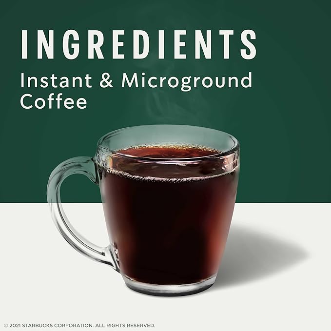 Starbucks VIA Instant Coffee, Dark Roast Coffee, Italian Roast, 100% Arabica, 12 boxes (96 packets total)