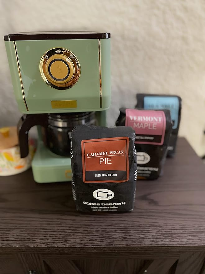 Caramel Pecan Pie Flavored Coffee, Specialty Arabica Coffee, Medium Roast, 12 ounce, Automatic Drip (Ground)