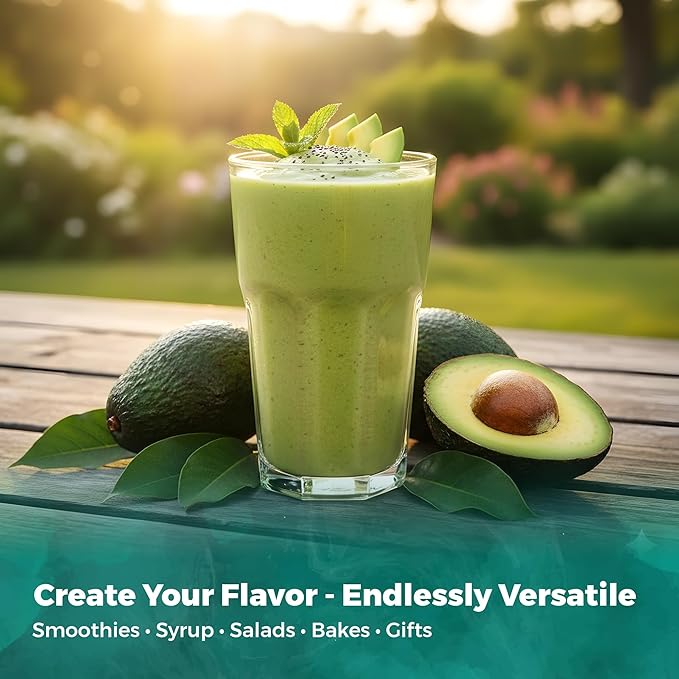 USA Fresh Avocado Leaf Tea – 100% Pure Wild-Harvested Herbal Loose-Leaf Tea, Caffeine-Free, No Additives, Natural Aroma, Grown and Packed in the USA (10 Leaves)