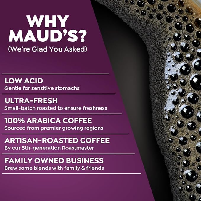 Maud's Super Flavored Coffee Pods Variety Pack, 80 ct, 16 Assorted Flavors, Medium Roast Flavored Coffee in Recyclable Single Serve Pods – 100% Arabica Beans, Compatible with Keurig K Cups Maker