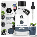 Dolce Flav Blackberry Extract - 2 Ounce Water-Soluble Multipurpose Flavoring Ideal for Baked Goods, Beverages, Coffee, Desserts & Ice Cream - Perfect Kitchen Gift for Holidays