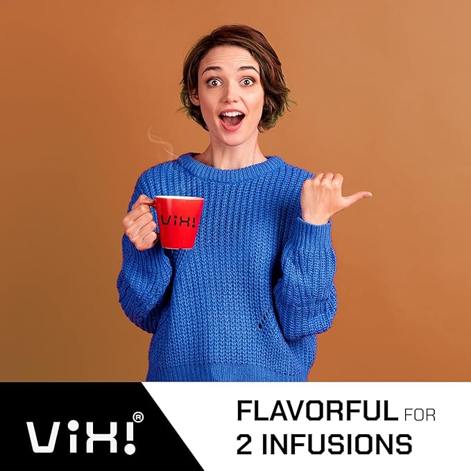 VIXI Flavored Cinnamon Black Tea Bag, Vietnam's Mountain Tea, 100 Counts, 100% Natural from Ancient Tee Tree, Cinnamon Blend Black Tee for Hot and Cold Brew (Vietnamese Taste, 7.0 Oz)