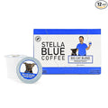 Stella Blue Coffee Pods, Big Cat Blend, Medium Roast Caramel Hazelnut, Fruity Notes 100% Arabica Beans, Ethically Sourced from Central and South America, 12 Recyclable K Cup Compatible Pods