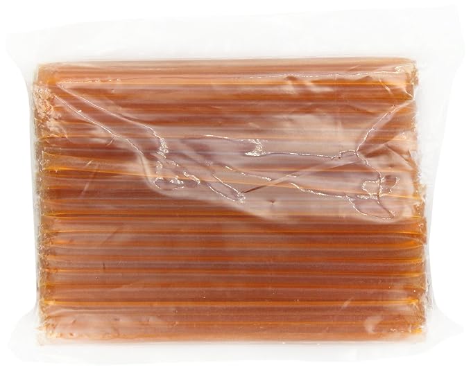English Tea Store All-Natural Honeystix With Gluten-Free Grade A Honey | Mini Honey Sticks For Tea, Cake Pops Or Snacks | Portable Sweet Treat | Peach Flavored Honey Sticks - 100 Count