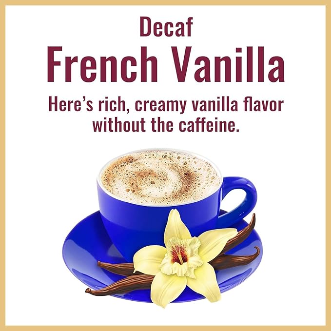 Hills Bros. Flavor Coffee (Decaf French Vanilla, 16 Ounce (Pack of 2))