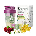 SAIPIN Herbal Tea,3 Assorted Flavors, Jasmine/Rose/Osmanthus Flower,20 Pack,No Additives,Premium Instant Tea with Shaker Bottle,Cold Brew Freeze Dried For Freshness Saipin,3 Seconds Instant,Hot And Cold Soluble,Stress Relieving,Immune Support